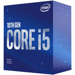 Intel® Core™ i5-10400F, S1200, 2.9-4.3GHz (6C/12T), 12MB Cache, No Integrated GPU, 14nm 65W, tray